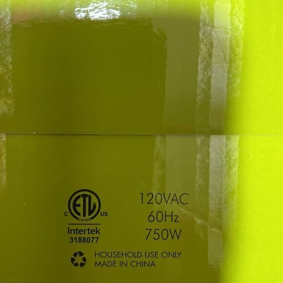 Intertek Electric Grill Press Non Stick Compact Quick 120VAC 60Hz 750W New Box - Picture 4 of 4